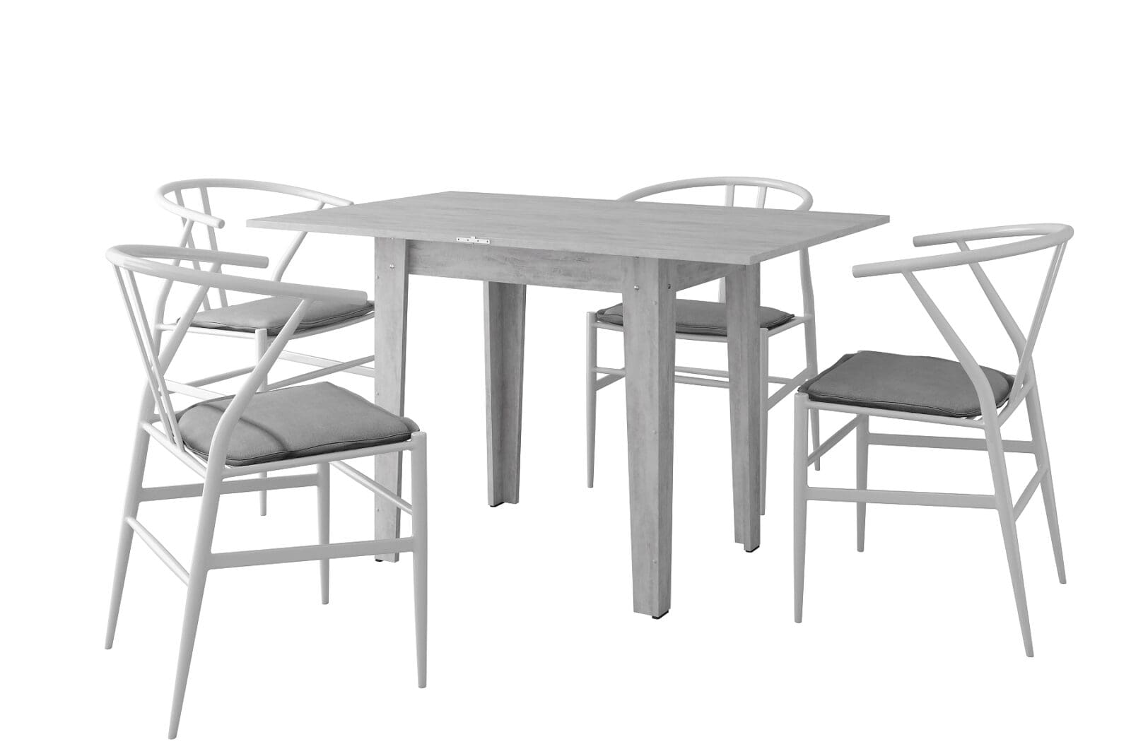 table transformer gray concrete